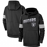 Oakland Raiders Nike Sideline Team Logo Performance Pullover Hoodie Black,baseball caps,new era cap wholesale,wholesale hats